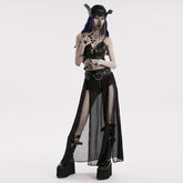 WS-607QTF Gothic Bat Wing Chain Headdress Punk Accessories Mask?-??Punk Rave Clothing