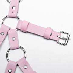 WS-612QTF Pink Gothic Leg Harness Punk Accessories Adjustable Fashion Belt Straps?-??Punk Rave Clothing
