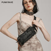 WS-627BB Edgy Black One-Shoulder Spiked Bag Punk Accessories?-??Punk Rave Clothing