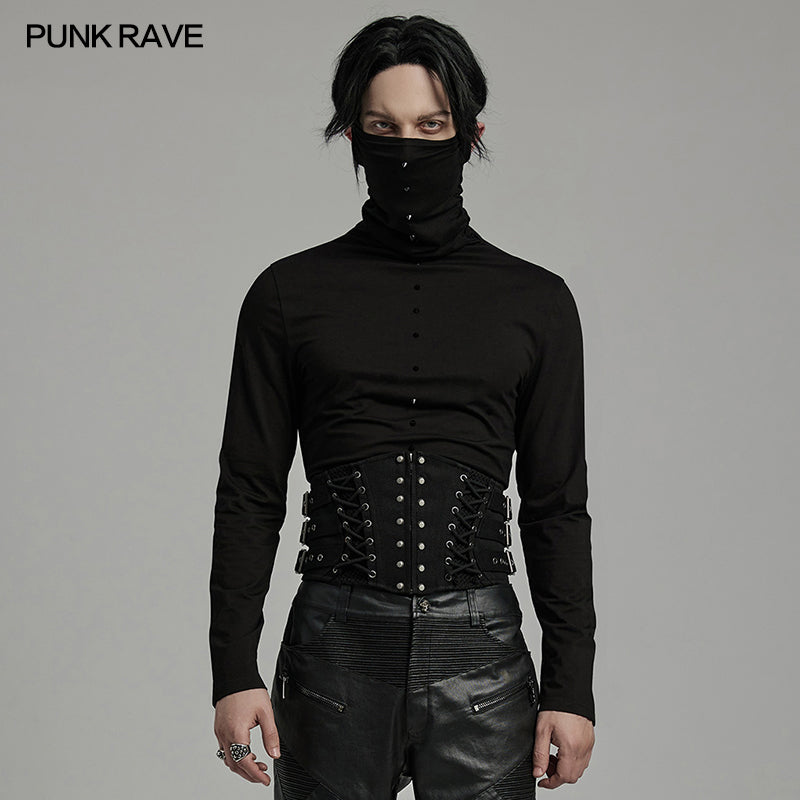 WS-631YDM Gothic Lace-Up Punk Corset Waist Cincher Belt?-??Punk Rave Clothing