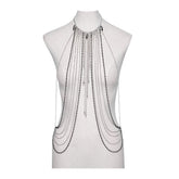 WS-650LHF Gothic Silver Chain Body Jewelry Punk Accessories?-??Punk Rave Clothing
