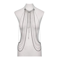 WS-650LHF Gothic Silver Chain Body Jewelry Punk Accessories?-??Punk Rave Clothing