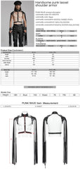 WS-693OTM Punk Tassel Harness Shoulder Armor Gothic Accessories Fashion?-??Punk Rave Clothing