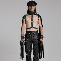 WS-693OTM Punk Tassel Harness Shoulder Armor Gothic Accessories Fashion?-??Punk Rave Clothing