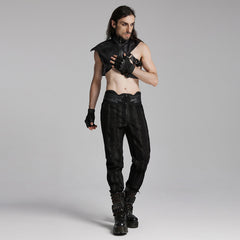 WS-722SSM Tactical Studded Punk Gloves with Reinforced Knuckle Armor?-??Punk Rave Clothing