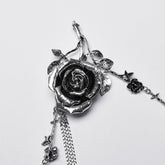 WS-725LHF Gothic Rose Chain Harness Necklace Elegant Body Accessories?-??Punk Rave Clothing