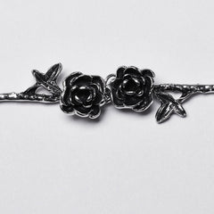 WS-725LHF Gothic Rose Chain Harness Necklace Elegant Body Accessories?-??Punk Rave Clothing