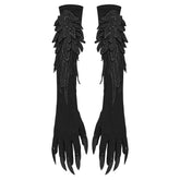 WS-726SSF Black Gothic Claw Gloves Spiked Design Gothic Accessories?-??Punk Rave Clothing