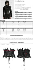 WS-751YDF Edgy Leather Punk Corset Jacket with Unique Gothic Details