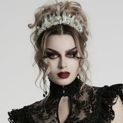 WS-785FSF Gothic Accessories Crystal Crown Luxurious Fantasy Headpiece