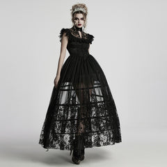 WS-785FSF Gothic Accessories Crystal Crown Luxurious Fantasy Headpiece