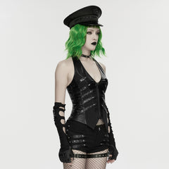 WS-851SSF Gothic Punk Accessories Cyber Arm Guards Steampunk Leg Warmers