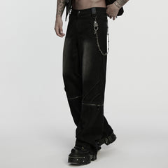 WS-858QTM Edgy Spider Chain with Barbed Wire Punk Accessories