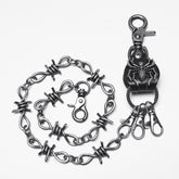 WS-858QTM Edgy Spider Chain with Barbed Wire Punk Accessories