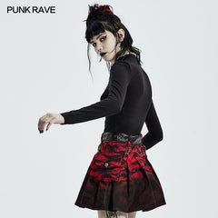 WT-670TCF Punk Function Cut Long sleeve T-shirt?-??Punk Rave Clothing