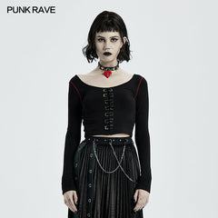 WT-678TCF 2021 Punk Crop Top?-??Punk Rave Clothing