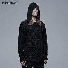 WT-687TCM Goth Simple Two-Piece T Shirt?-??Punk Rave Clothing