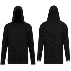 WT-687TCM Goth Simple Two-Piece T Shirt?-??Punk Rave Clothing