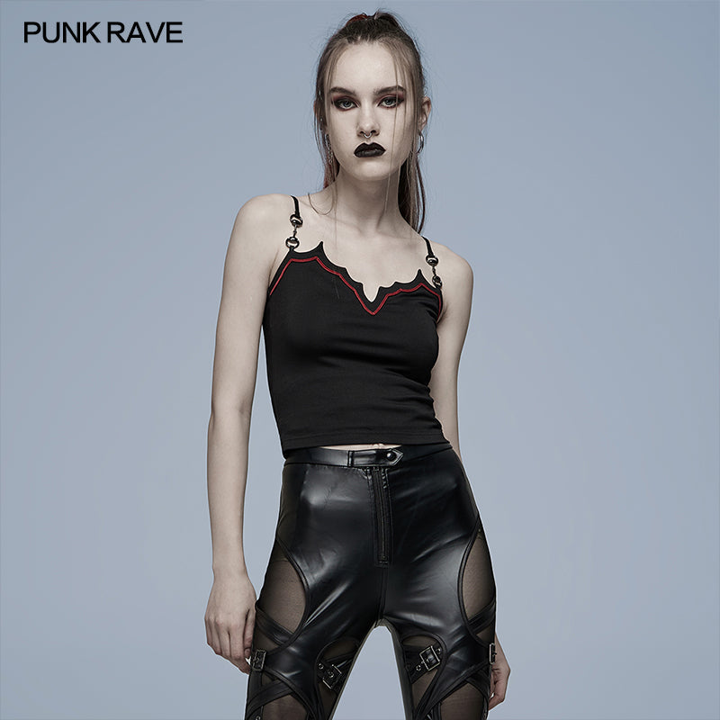 WT-696BXF Gothic Bat Camisoles?-??Punk Rave Clothing