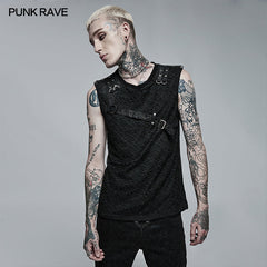WT-705BXM Punk Mesh Tank Top?-??Punk Rave Clothing