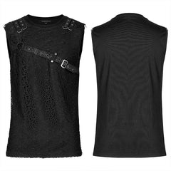 WT-705BXM Punk Mesh Tank Top?-??Punk Rave Clothing