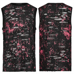 WT-716BXM Punk Daily Wear Printing Sleeveless T-shirt?-??Punk Rave Clothing