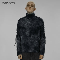 WT-749TCM Post-apocalyptic style T-shirt?-??Punk Rave Clothing