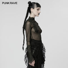 WT-766TCF Goth Feather Decal Undercoat?-??Punk Rave Clothing