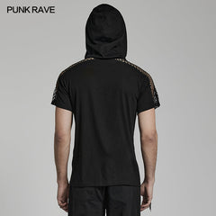 WT-769TDM Punk Hooded T-shirt?-??Punk Rave Clothing
