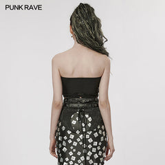 WT-779BXF Punk daily tube top?-??Punk Rave Clothing