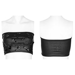 WT-779BXF Punk daily tube top?-??Punk Rave Clothing