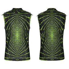 WT-781BXM Cyber printed vest?-??Punk Rave Clothing