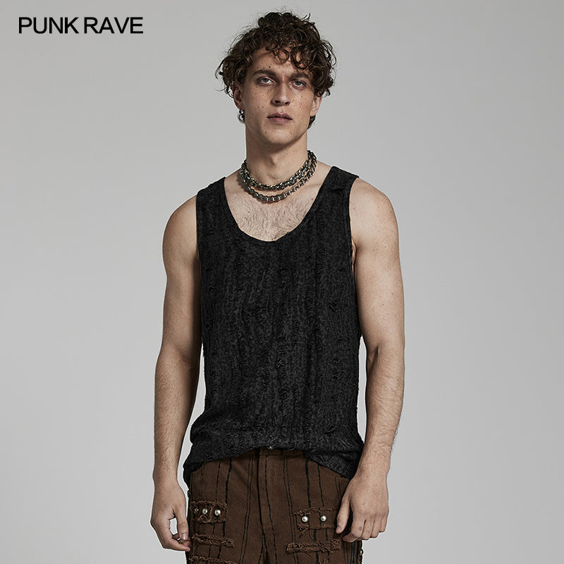 WT-786BXM Doomsday Punk decadent vest?-??Punk Rave Clothing