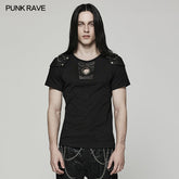 WT-790TDM Punk Handsome Knit T-shirt?-??Punk Rave Clothing