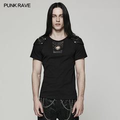 WT-790TDM Punk Handsome Knit T-shirt?-??Punk Rave Clothing