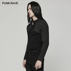 WT-793TCM Cyber handsome long sleeve T-shirt?-??Punk Rave Clothing