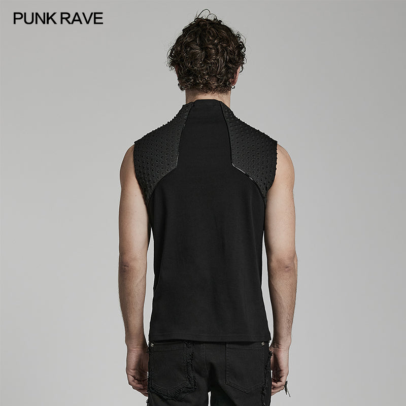 WT-798BXM 2023 Men Cyber vest?-??Punk Rave Clothing