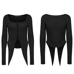 Punk Unique irregular Daily T-shirt?-??Punk Rave Clothing