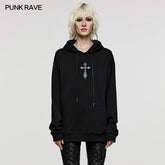 WT-839WYF Hand-stitched Goth Hoodie?-??Punk Rave Clothing