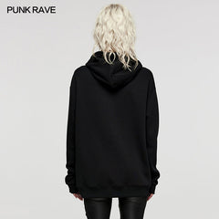 WT-839WYF Hand-stitched Goth Hoodie?-??Punk Rave Clothing