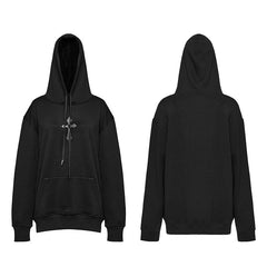 WT-839WYF Hand-stitched Goth Hoodie?-??Punk Rave Clothing