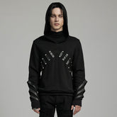 WT-889WYM Gothic Punk Sweater with Edgy Rivet Details?-??Punk Rave Clothing