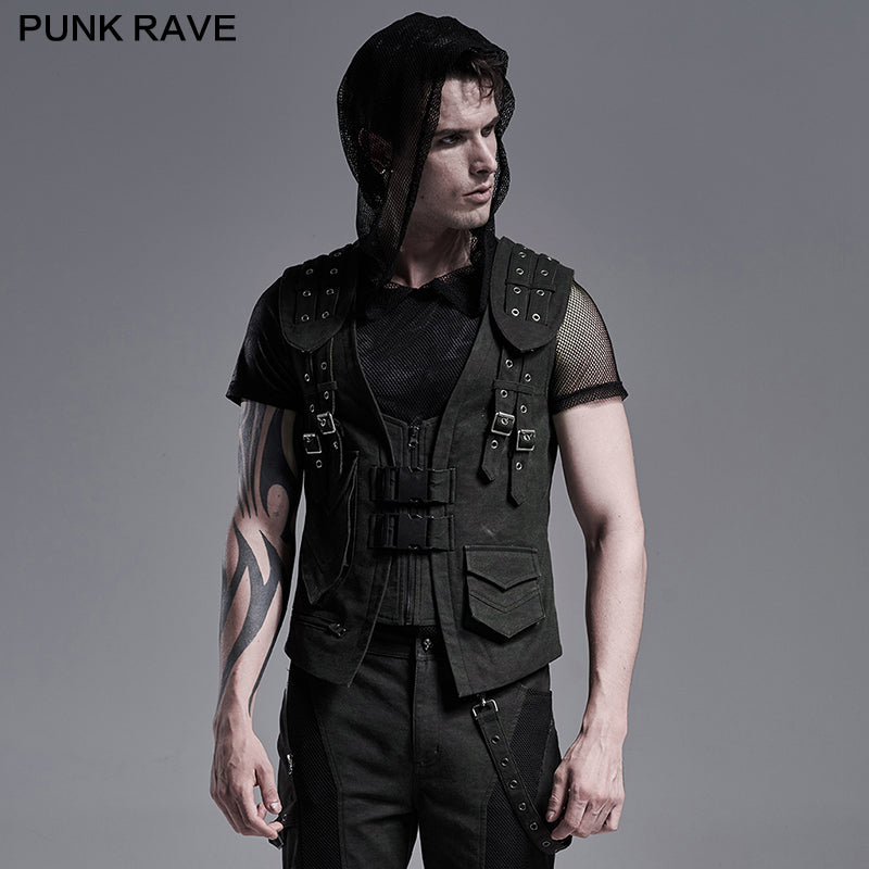 WY-1234MJM Field Ruins Punk Armor?-??Punk Rave Clothing