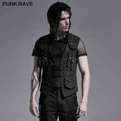WY-1234MJM Field Ruins Punk Armor?-??Punk Rave Clothing