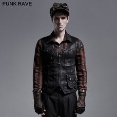 2021 WY-1257MJM Steampunk vest?-??Punk Rave Clothing