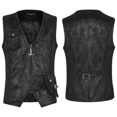 2021 WY-1257MJM Steampunk vest?-??Punk Rave Clothing