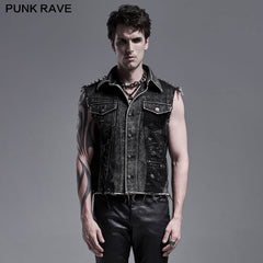 WY-1272MJM PUNK decadent vest?-??Punk Rave Clothing