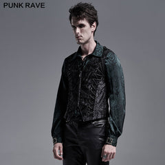 WY-1285 2021 Gothic short vest?-??Punk Rave Clothing