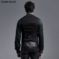 WY-1285 2021 Gothic short vest?-??Punk Rave Clothing