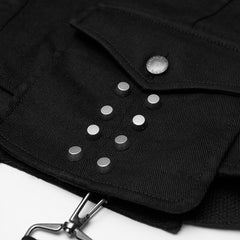 WY-1288DQM PUNK mens short shirt?-??Punk Rave Clothing